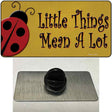 Little Things Mean A Lot Novelty Metal Hat Pin