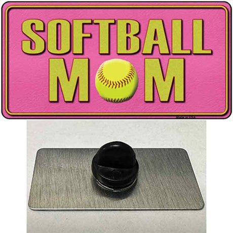 Softball Mom Novelty Metal Hat Pin