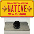 Native New Mexico Yellow State Novelty Metal Hat Pin