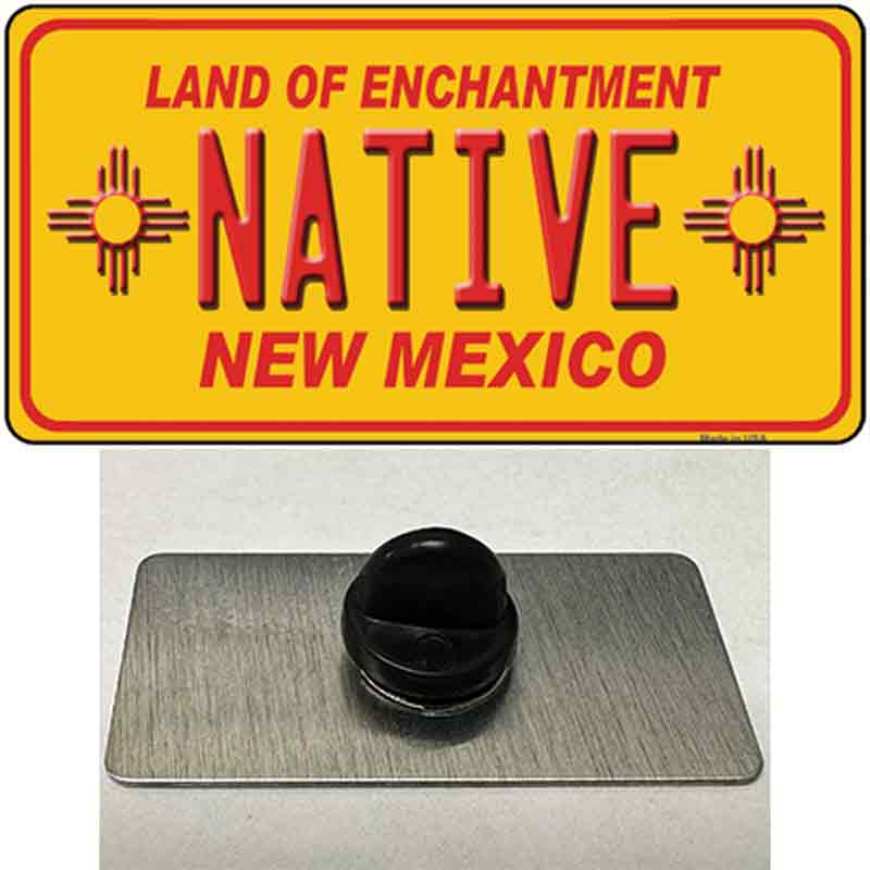 Native New Mexico Yellow State Novelty Metal Hat Pin