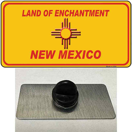 New Mexico Blank Yellow State Novelty Metal Hat Pin