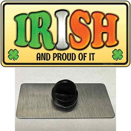 Irish and Proud Novelty Metal Hat Pin