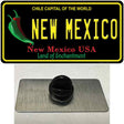 New Mexico Black State Novelty Metal Hat Pin