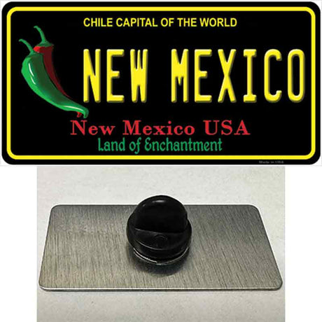 New Mexico Black State Novelty Metal Hat Pin