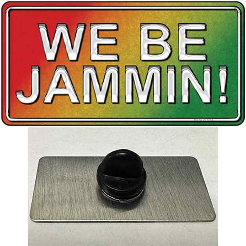 We Be Jammin Rasta Novelty Metal Hat Pin
