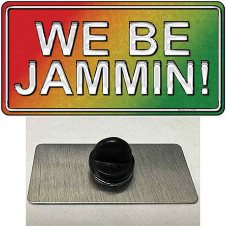 We Be Jammin Rasta Novelty Metal Hat Pin