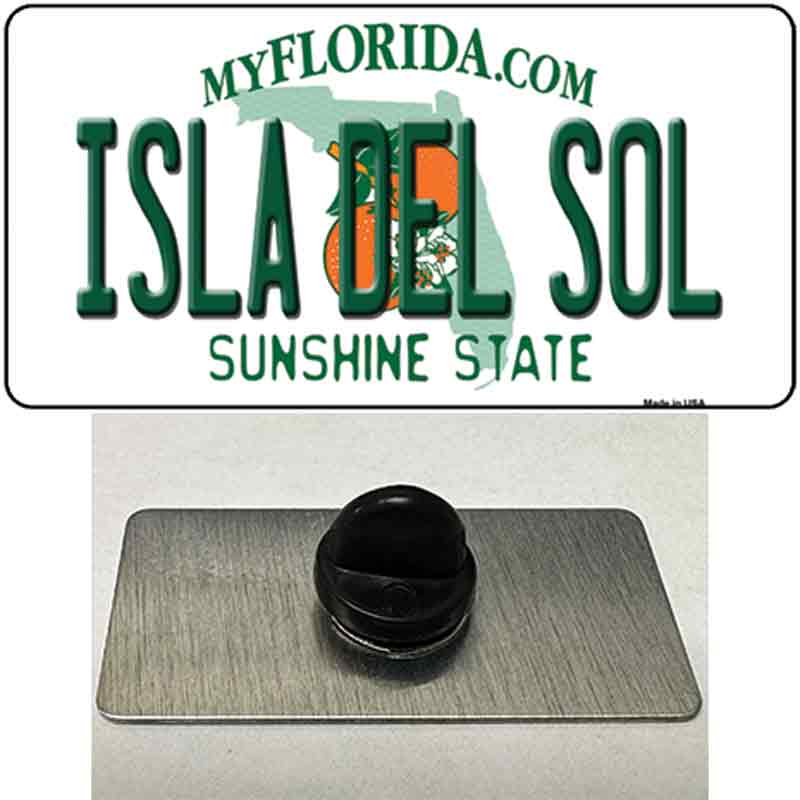 Isla Del Sol Florida Novelty Metal Hat Pin