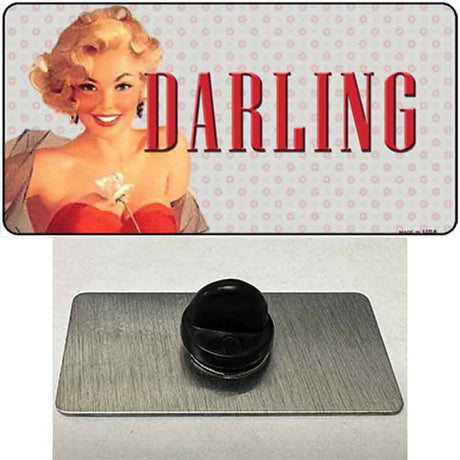 Darling Vintage Pinup Novelty Metal Hat Pin