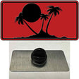 Island Palms Novelty Metal Hat Pin