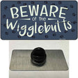 Beware of the Wigglebutts Novelty Metal Hat Pin