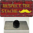 Respect the Stache Novelty Metal Hat Pin