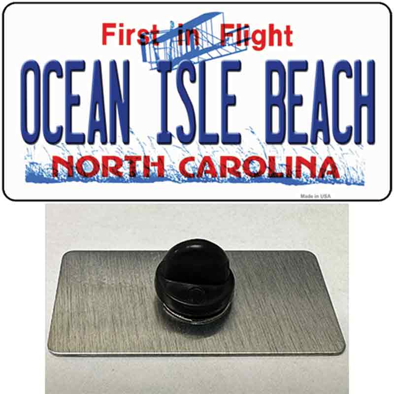 Ocean Isle Beach North Carolina Novelty Metal Hat Pin