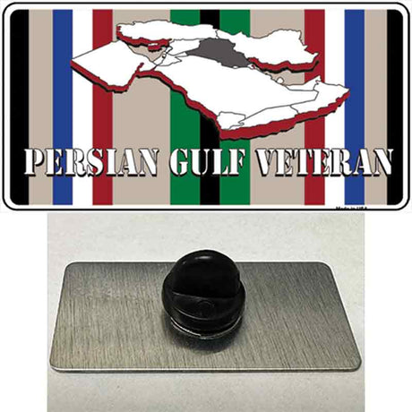 Persian Gulf Veteran Novelty Metal Hat Pin