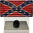 Confederate Flag Corrugated Novelty Metal Hat Pin