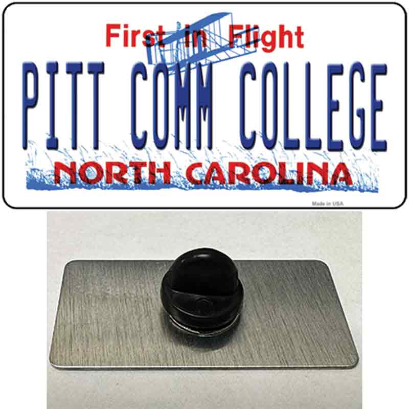 Pitt Comm College North Carolina Novelty Metal Hat Pin