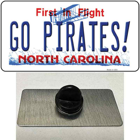 Go Pirates North Carolina Novelty Metal Hat Pin