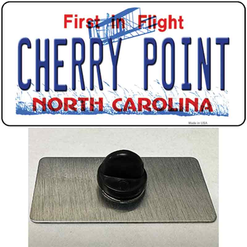 Cherry Point North Carolina Novelty Metal Hat Pin