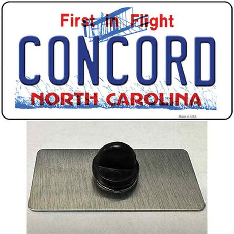 Concord North Carolina Novelty Metal Hat Pin