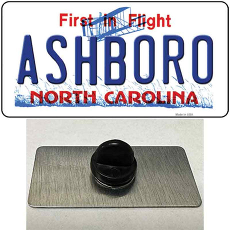 Ashboro North Carolina Novelty Metal Hat Pin