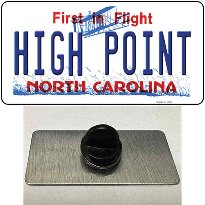 High Point North Carolina Novelty Metal Hat Pin