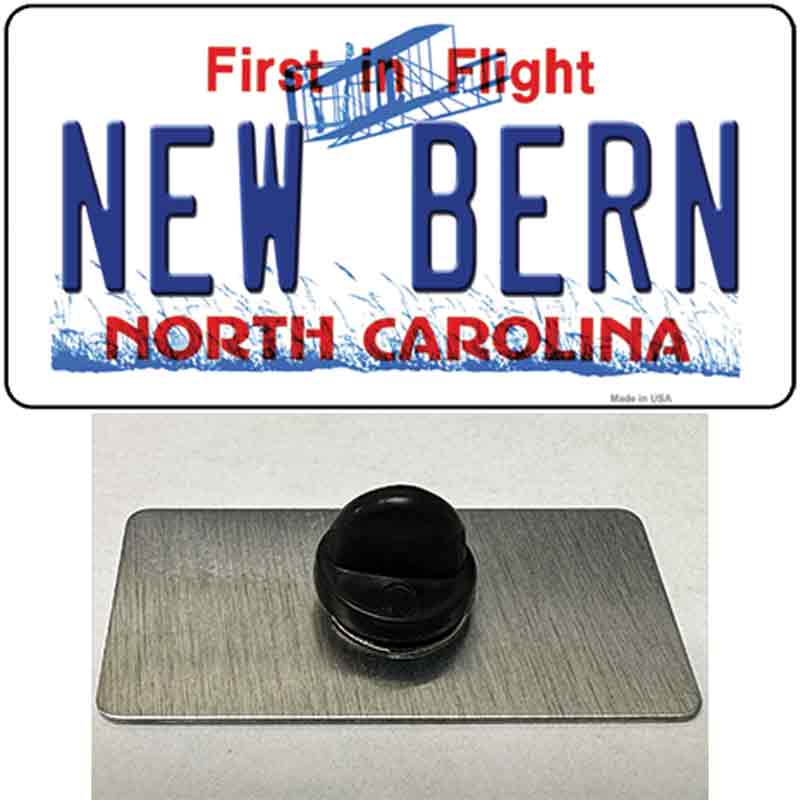 New Bern North Carolina Novelty Metal Hat Pin