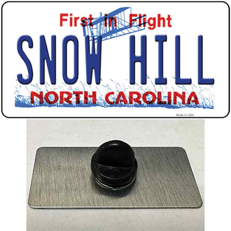 Snow Hill North Carolina Novelty Metal Hat Pin