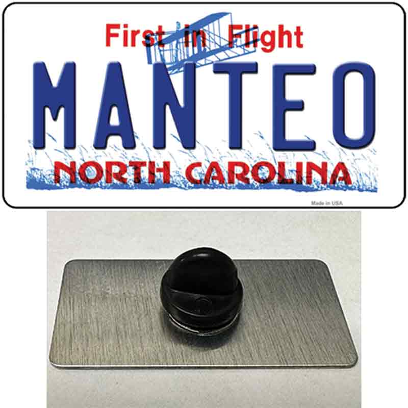 Manteo North Carolina Novelty Metal Hat Pin