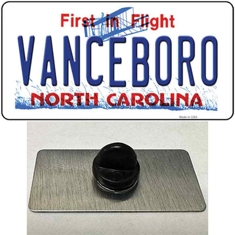 Vanceboro North Carolina Novelty Metal Hat Pin