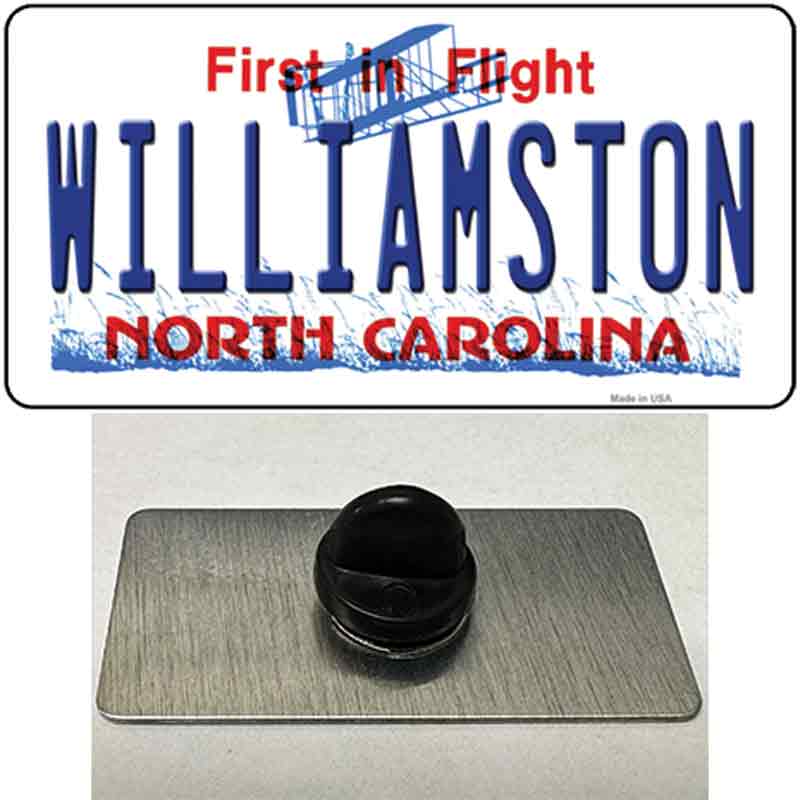 Williamston North Carolina Novelty Metal Hat Pin