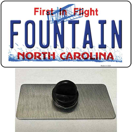 Fountain North Carolina Novelty Metal Hat Pin