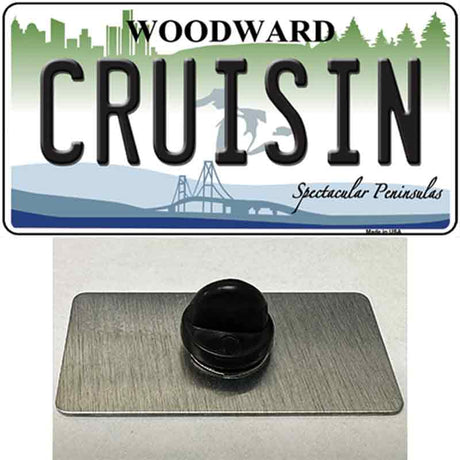 Cruisin Woodward Michigan Novelty Metal Hat Pin