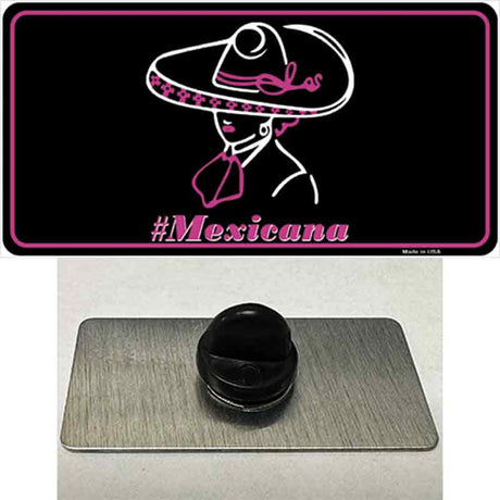 Hashtag Mexicana Novelty Metal Hat Pin