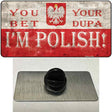 Im Polish Novelty Metal Hat Pin