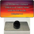 Philippians 4 13 Novelty Metal Hat Pin