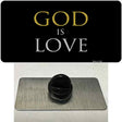 God Is Love Novelty Metal Hat Pin