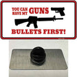 Bullets First Novelty Metal Hat Pin