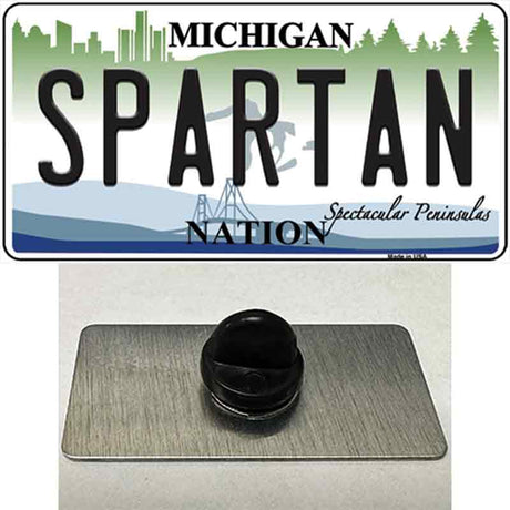 Michigan Spartan Novelty Metal Hat Pin