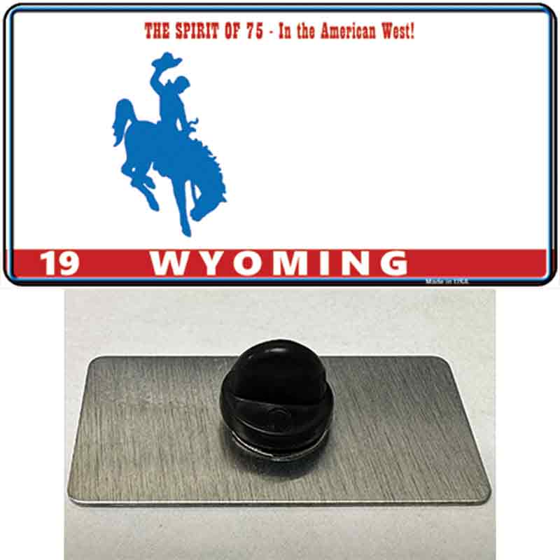 Wyoming Novelty Metal Hat Pin