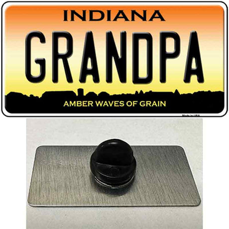 Indiana Grandpa Novelty Metal Hat Pin