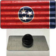 Tennessee Corrugated Flag Novelty Metal Hat Pin