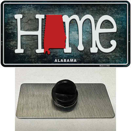 Alabama Home State Outline Novelty Metal Hat Pin