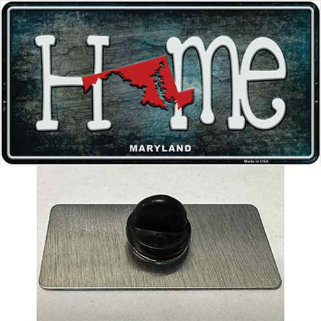 Maryland Home State Outline Novelty Metal Hat Pin