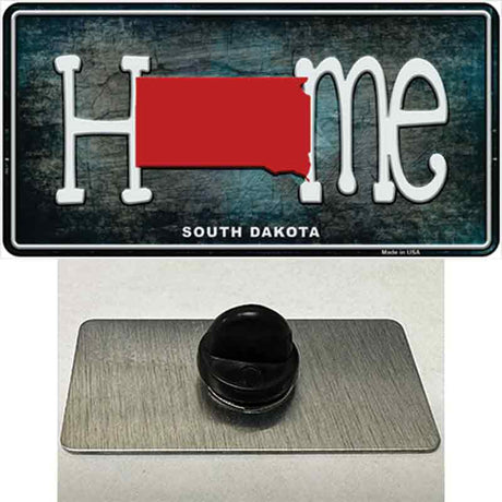 South Dakota Home State Outline Novelty Metal Hat Pin