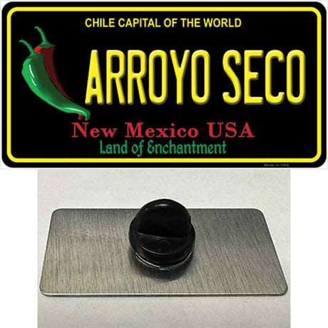 Arroyo Seco Black New Mexico Novelty Metal Hat Pin