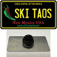 Ski Taos Black New Mexico Novelty Metal Hat Pin