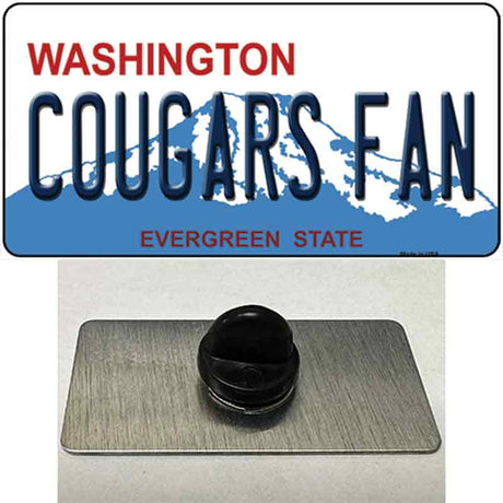 Washington Cougars Fan Novelty Metal Hat Pin