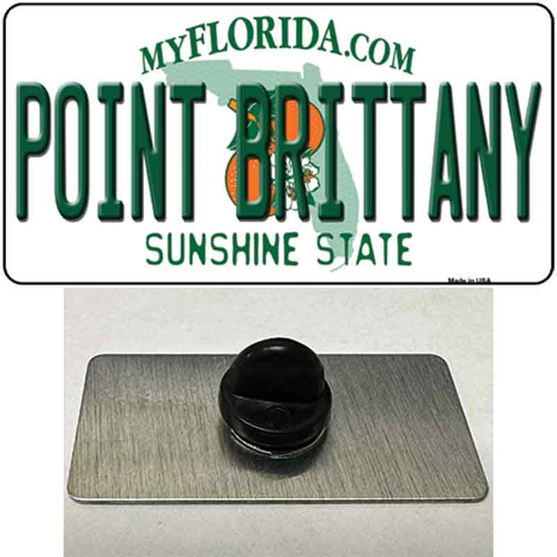 Florida Point Brittany Novelty Metal Hat Pin