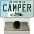 Camper New Hampshire State Novelty Metal Hat Pin