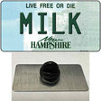 Milk New Hampshire State Novelty Metal Hat Pin