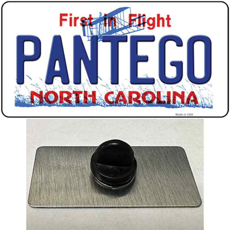 Pantego North Carolina State Novelty Metal Hat Pin